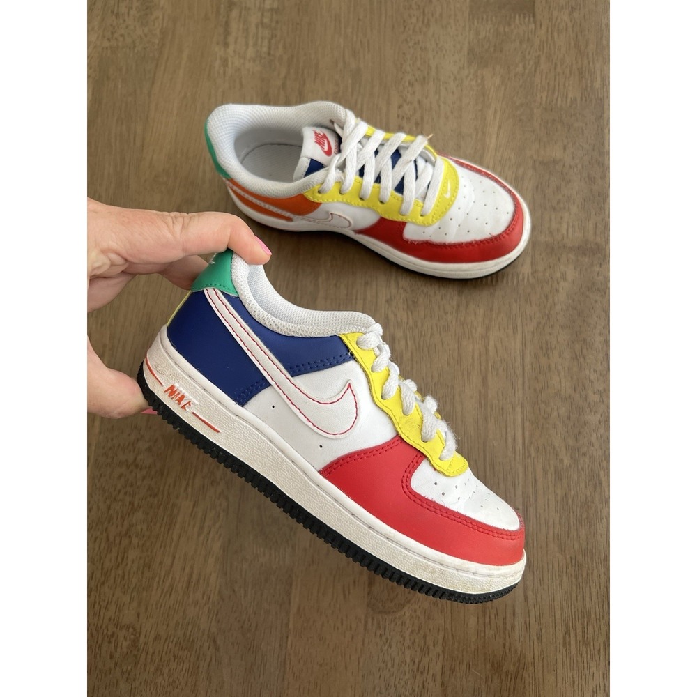 Air Force 1 Low LV8 Rubik's Cube‎ Unisex Kids Size 12.5
